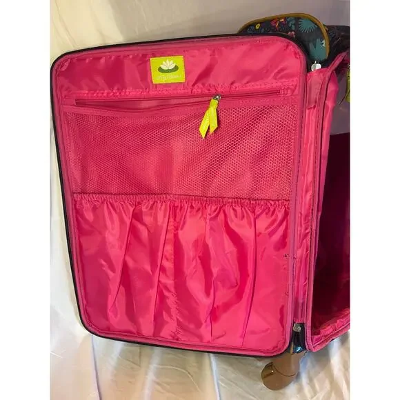 Lily Bloom Luggage 24" Expandable Sloth To Me Navy - Picture 11 of 11